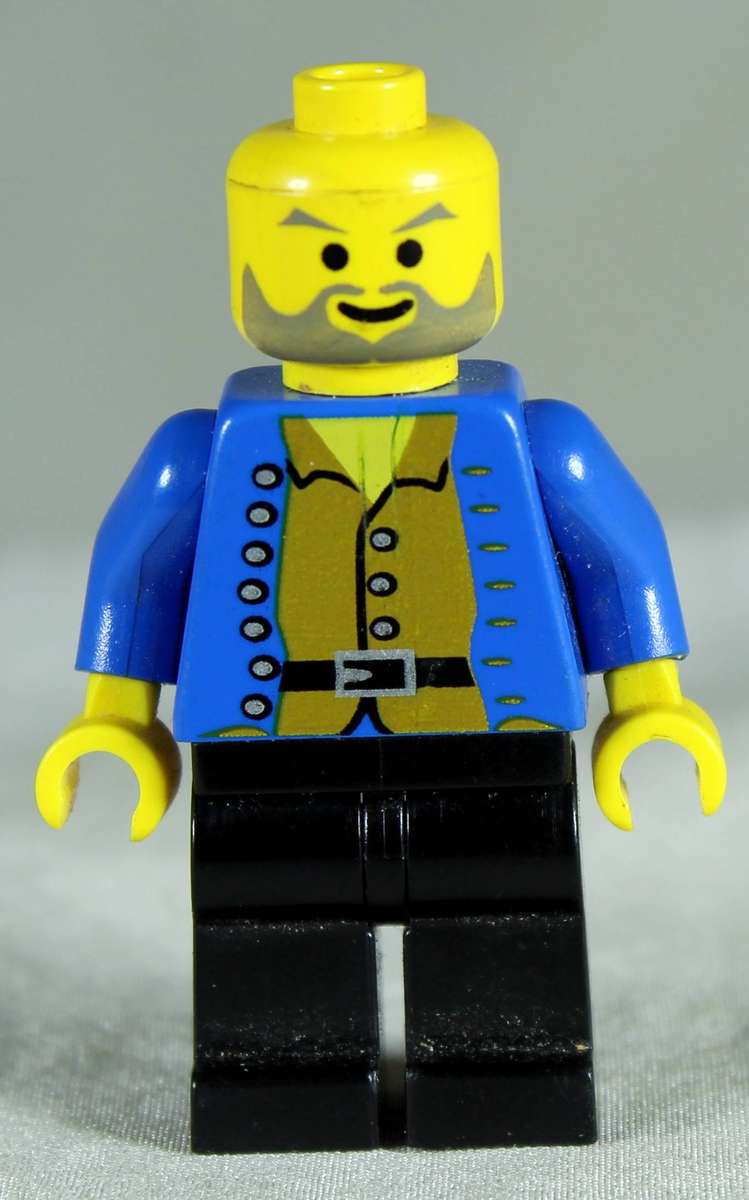 Lego mini figurine - Pirate - Brown shirt (pi033)