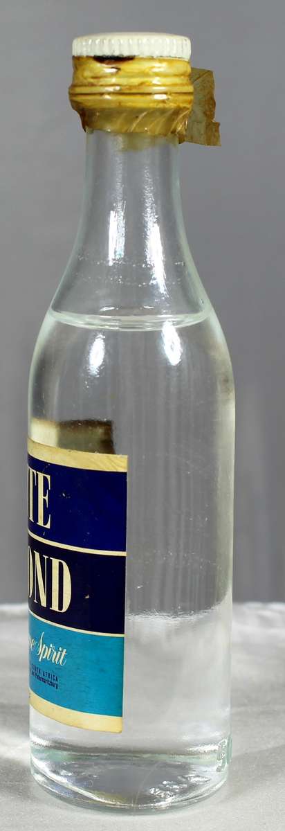 Mini liquor bottle - White Diamond - Cane