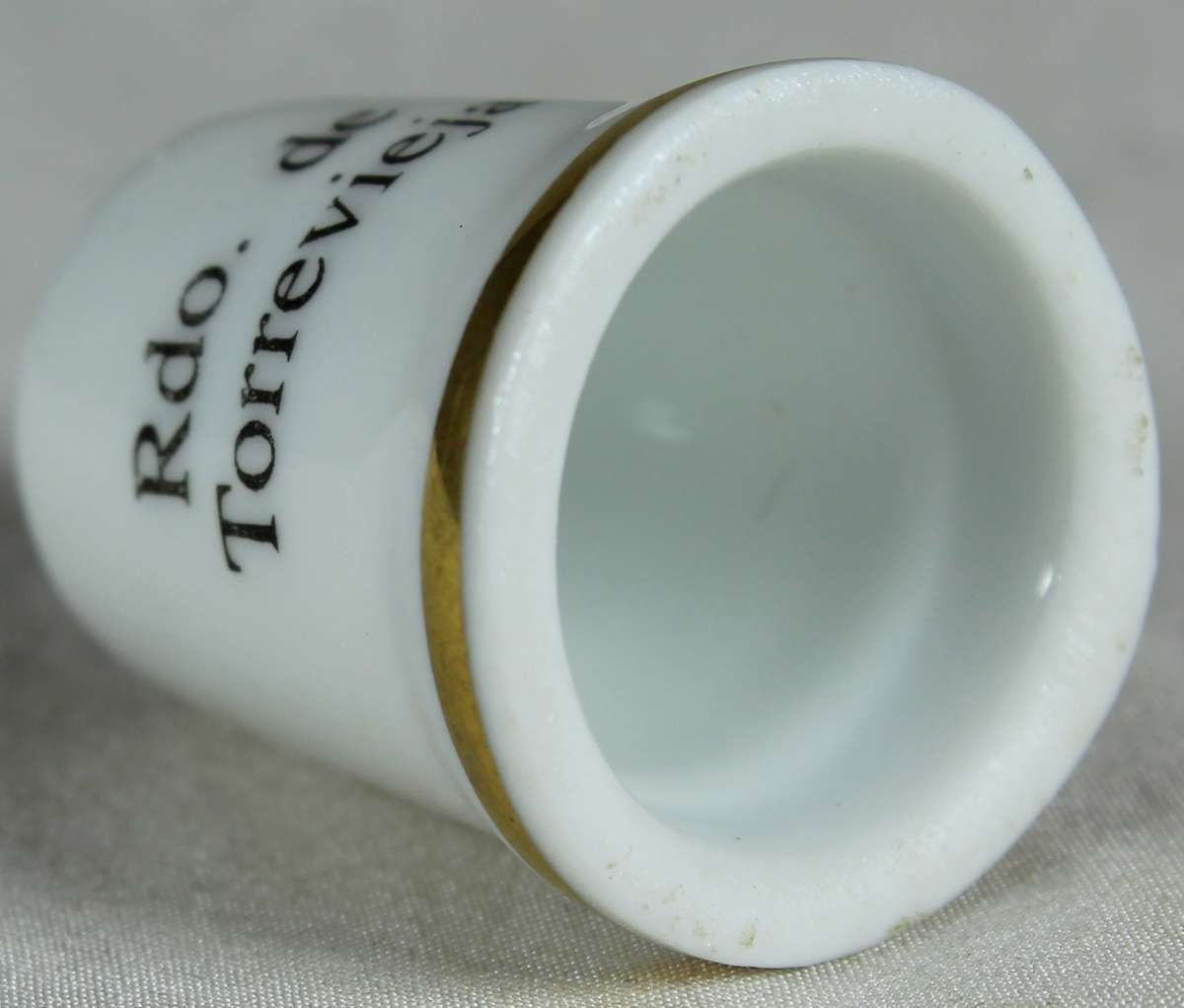 Bone China thimble - Rdo. de Torrevieja