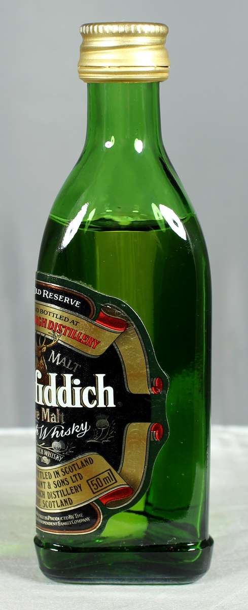 Mini liquor bottle - Glenfiddich whisky
