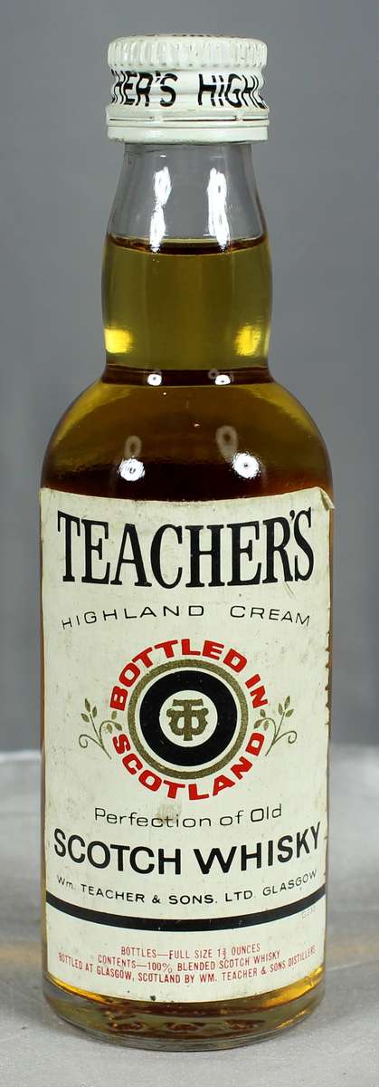 Mini Liquor Bottle - Teachers whisky