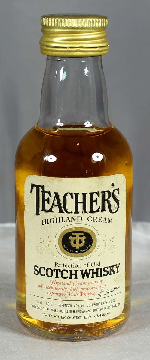 Mini Liquor Bottle - Teachers whisky