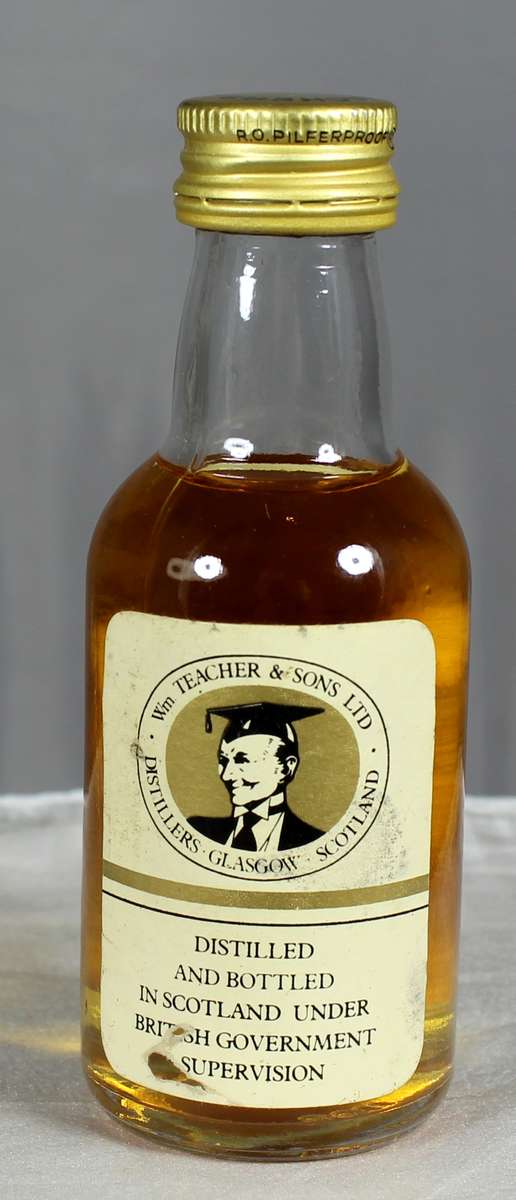 Mini Liquor Bottle - Teachers whisky