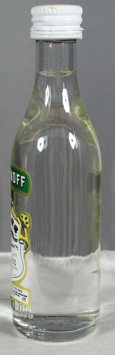 Mini Liquor Bottle - Smirnoff - Citrus vodka