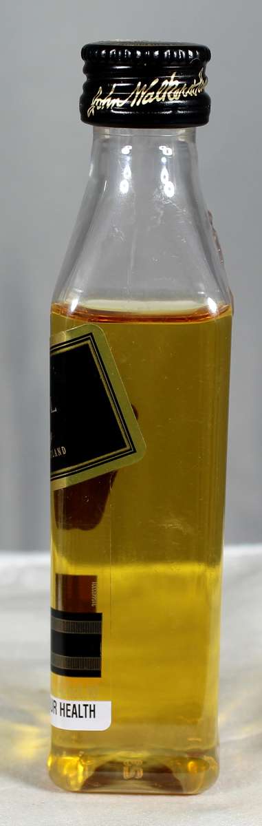 Mini liquor bottle - Johnnie Walker - Black Label whisky