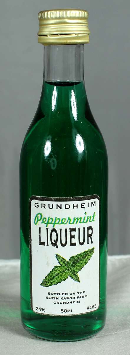 Mini liquor bottles - Grunheim - Peppermint liqueur