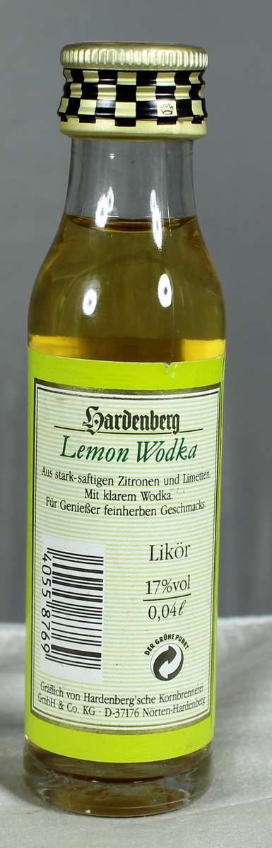 Mini liquor bottles - Hardenberg - Lemon wodka