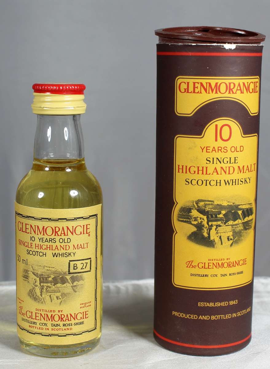 Mini liquor bottles - Glen Morangie - Single malt whisky