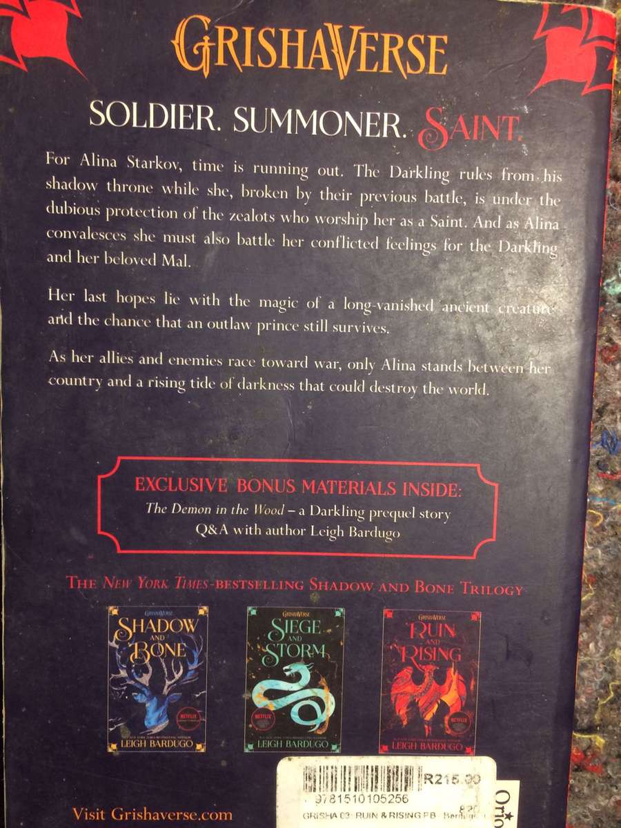 Ruin And Rising - Leigh Bardugo