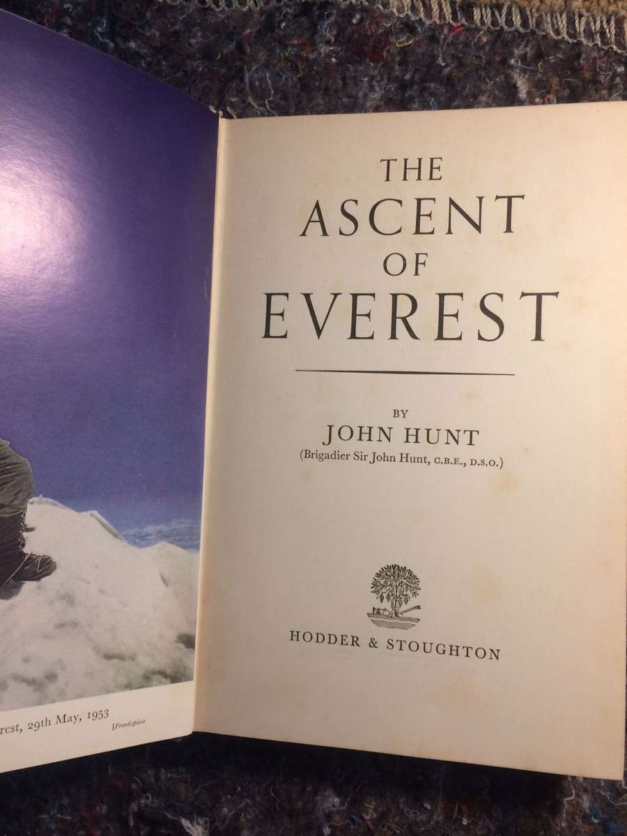 The Ascent of Everest - John Hunt (1954 Hardcover)