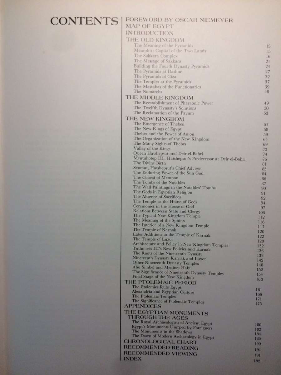 Monuments of Civilization: Egypt - Claudio Barocas (1973 1st Edition Large Format Hardcover)