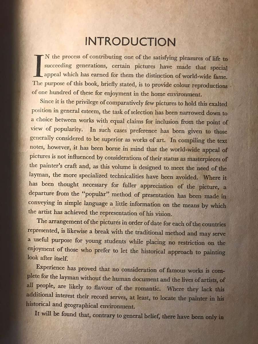 World Famous Paintings: One Hundred Reproductions in Colour - J Grieg Pirie (1939 Hardcover)