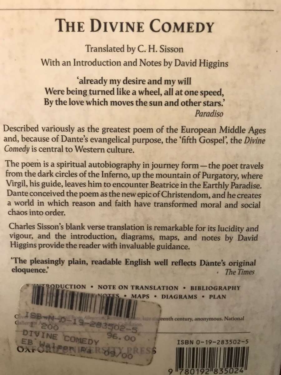 The Divine Comedy - Dante