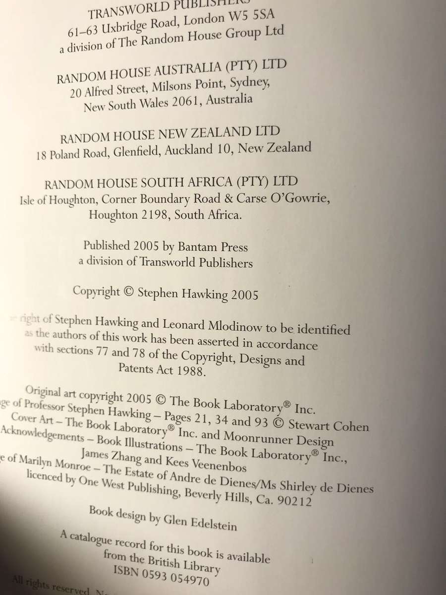 A Briefer History of Time: The Science Classic Made More Accessible - Stephen Hawking (2005 1st Ed)