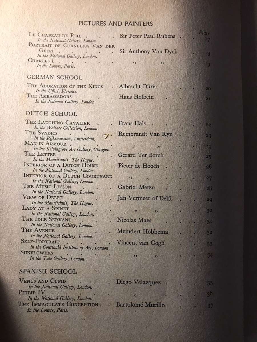 World Famous Paintings: One Hundred Reproductions in Colour - J Grieg Pirie (1939 Hardcover)