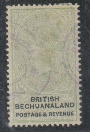 British Bechuanaland 1887 Cat# SACC: 18, Fiscally used