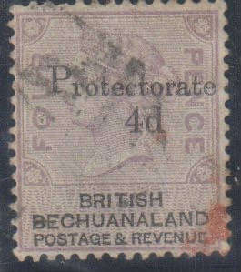 Bechuanaland Protectorate 1888 Cat# SACC: 42, Used