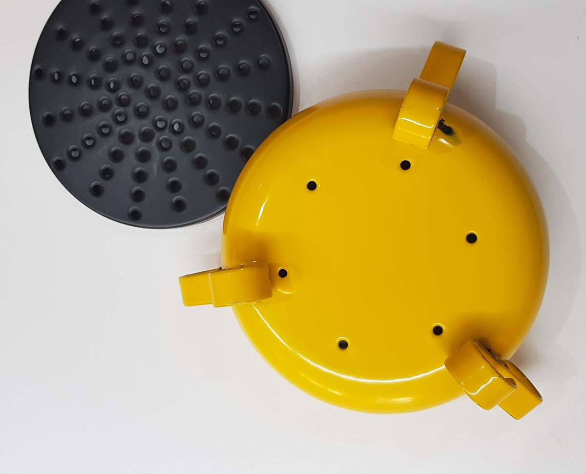 Vintage Enamel Tealight burner/warmer for tea or coffee pot.