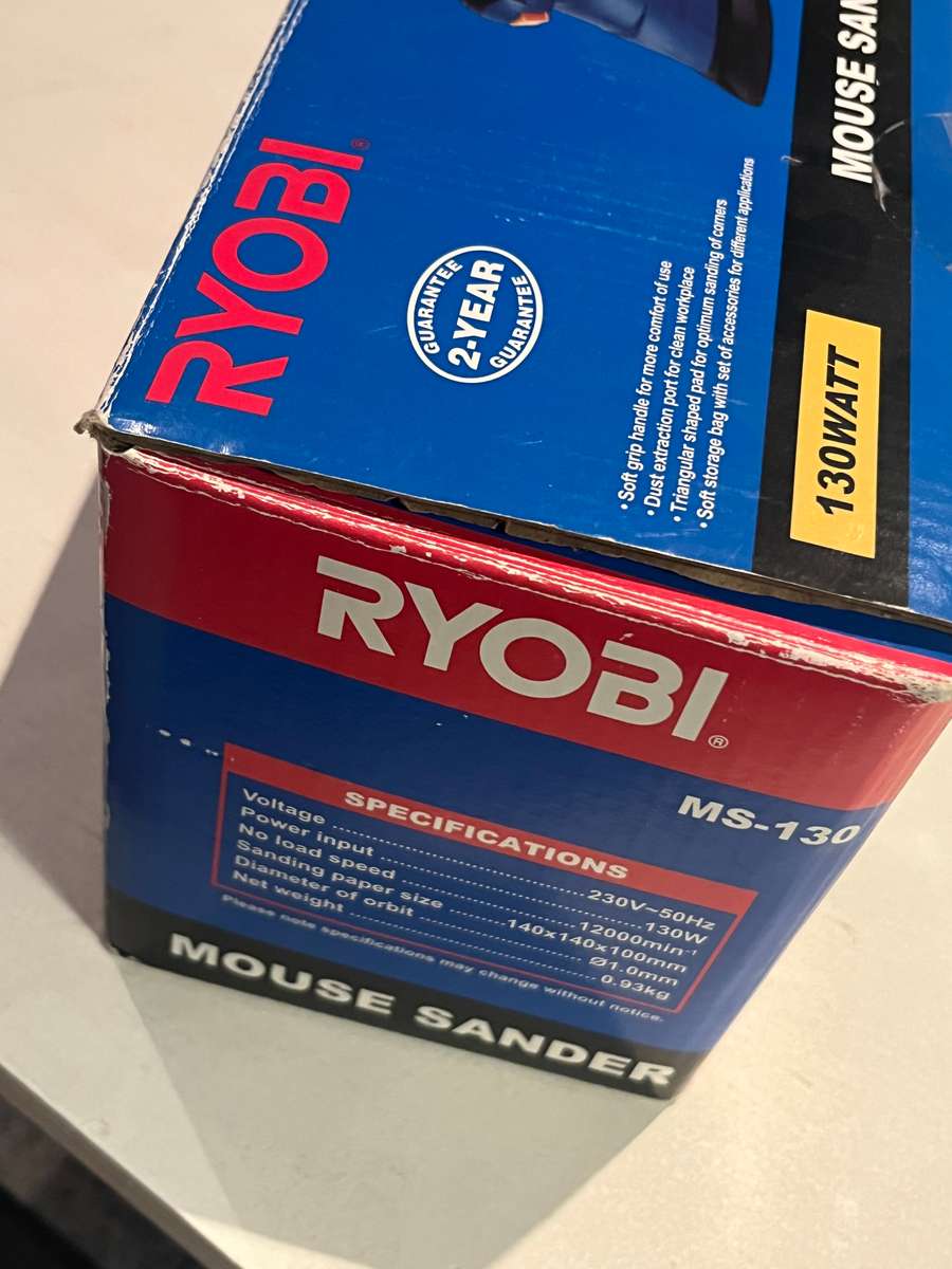 Ryobi MS-130 Mouse Sander Brand New, Never Used