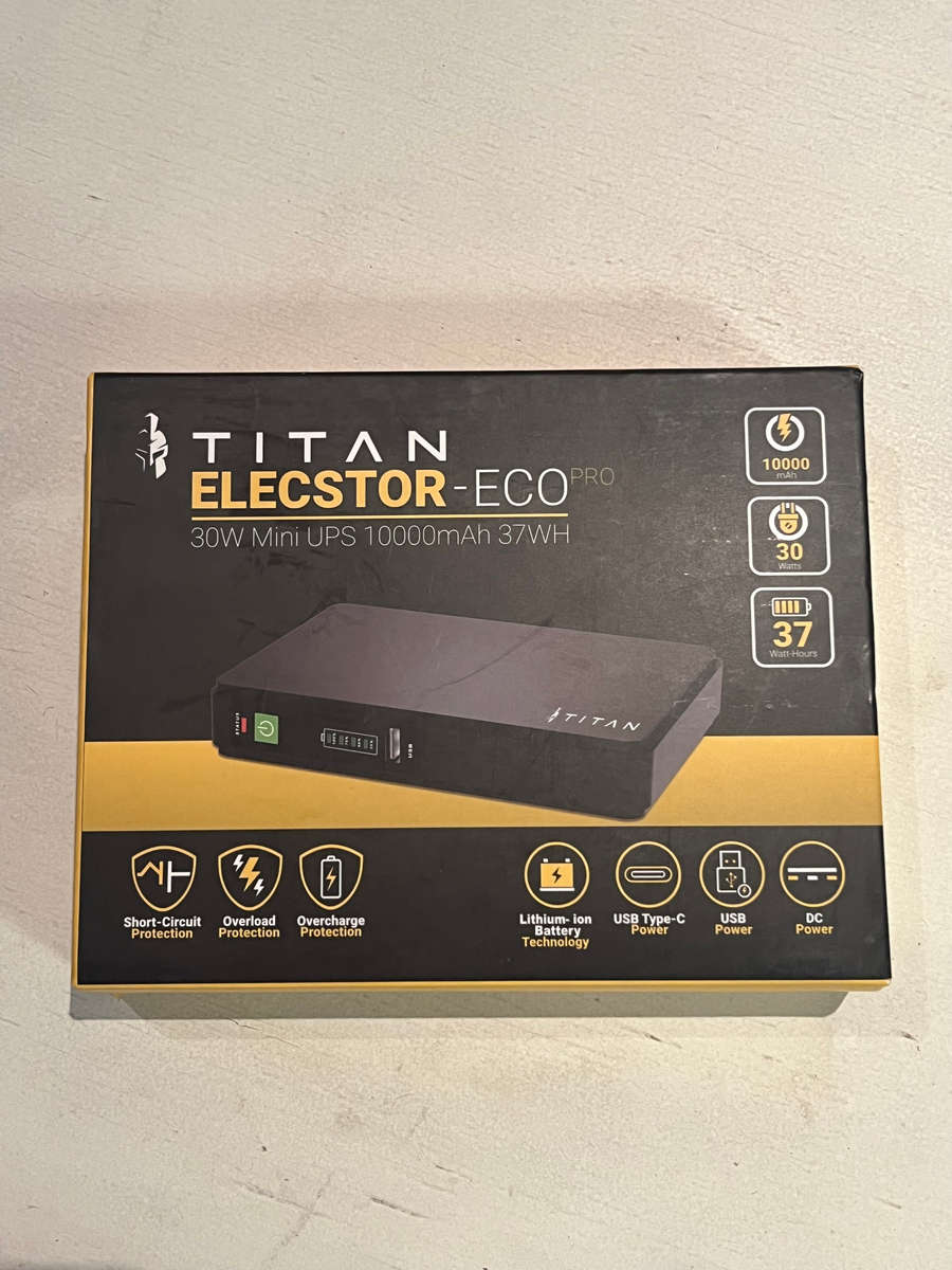 Auction || Titan Elector-Eco Pro Mini UPS 10000mAh || 30W