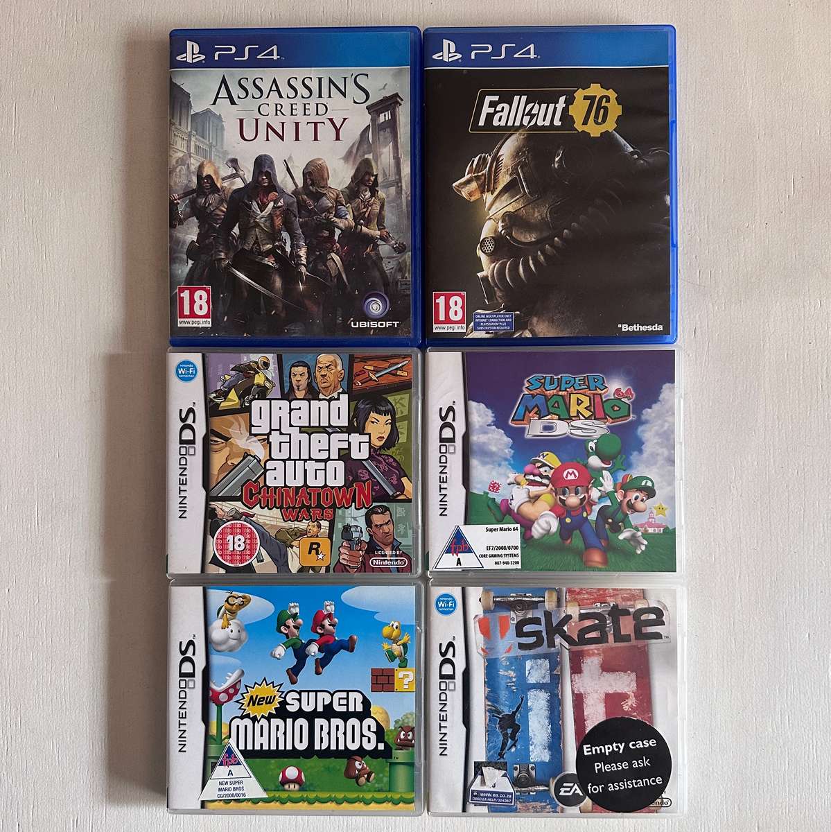 Gaming Bundle  PS4 & DS Titles | Spring Clean Auction