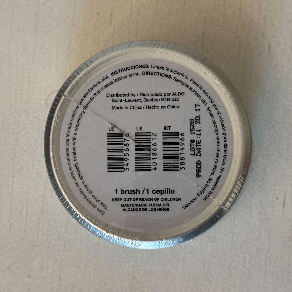 Aldo Shoe Shine Kit Factory Sealed