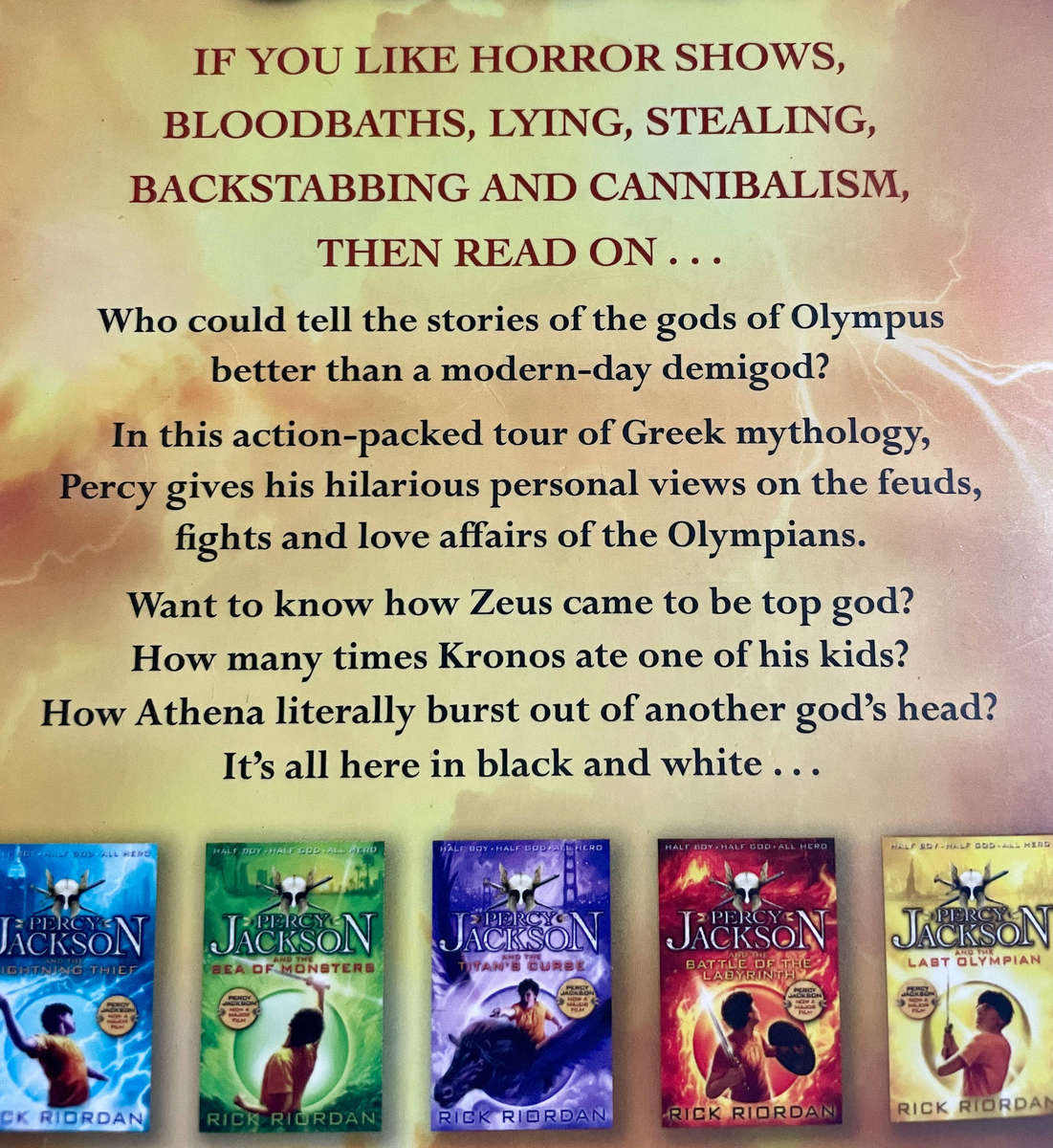 Percy Jackson and the Greek Gods - Rick Riordan