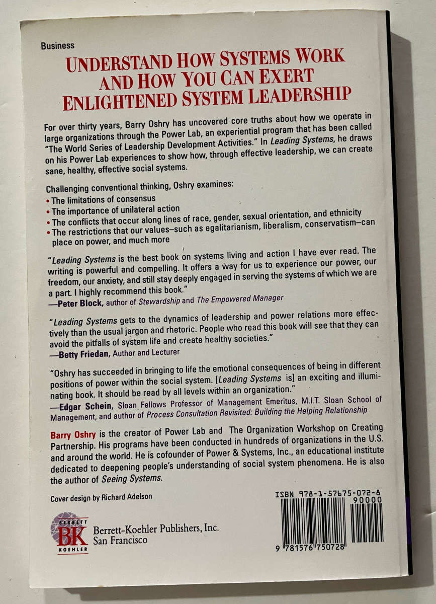 Leading Systems: Lessons from The Power Lab - Barry Oshry