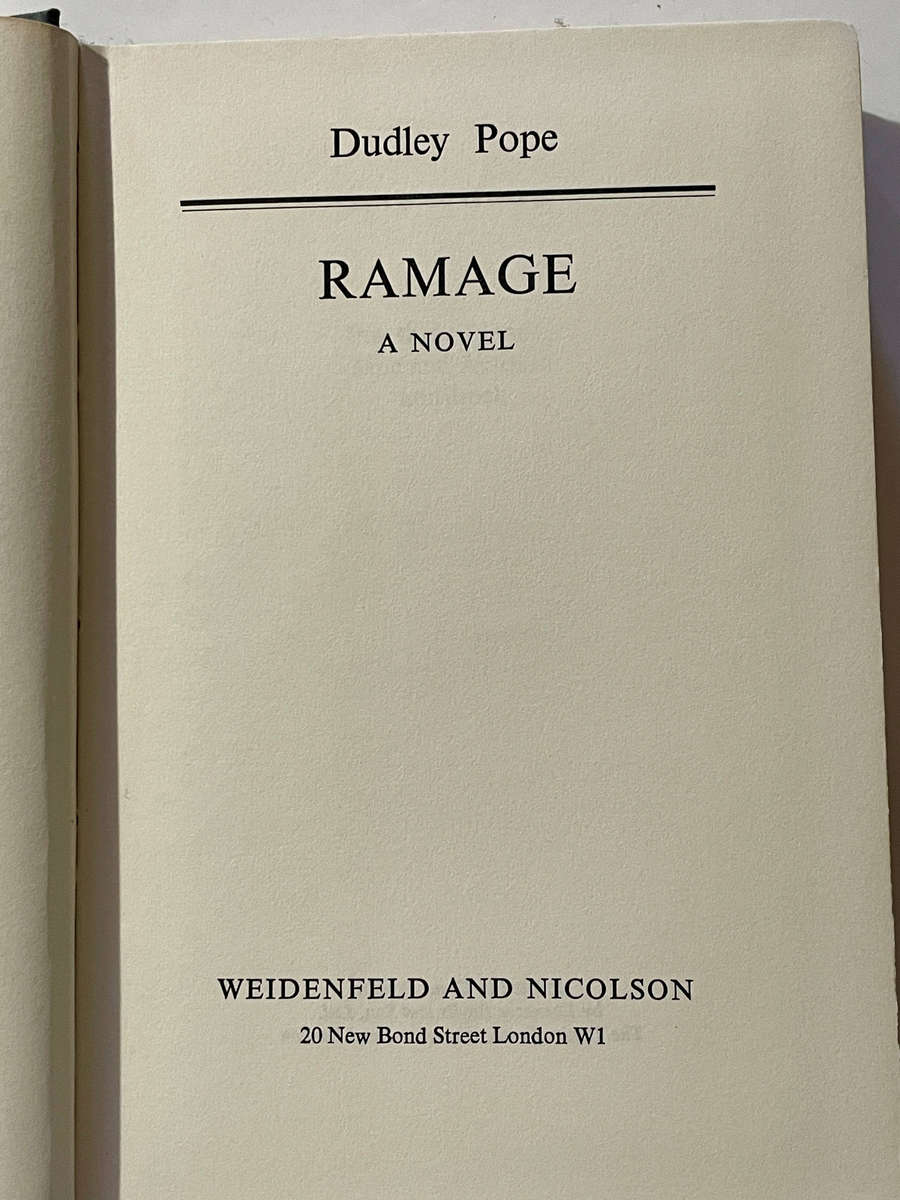 Ramage - Dudley Pope (Hardcover published in 1965)