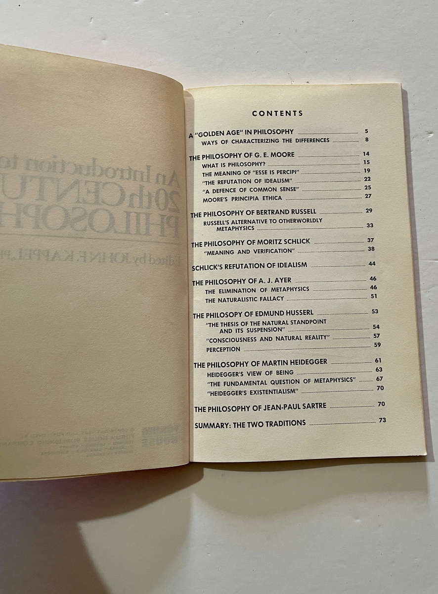 An introduction to 20th Century Philosophy - John F Kappel PhD