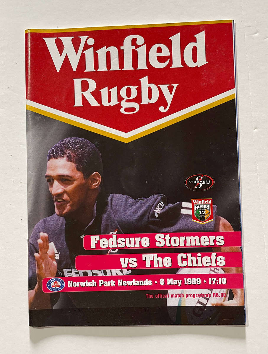 Fedsure Stormers vs ... 4 Programmes 1999 Super 12 incl Semi-final