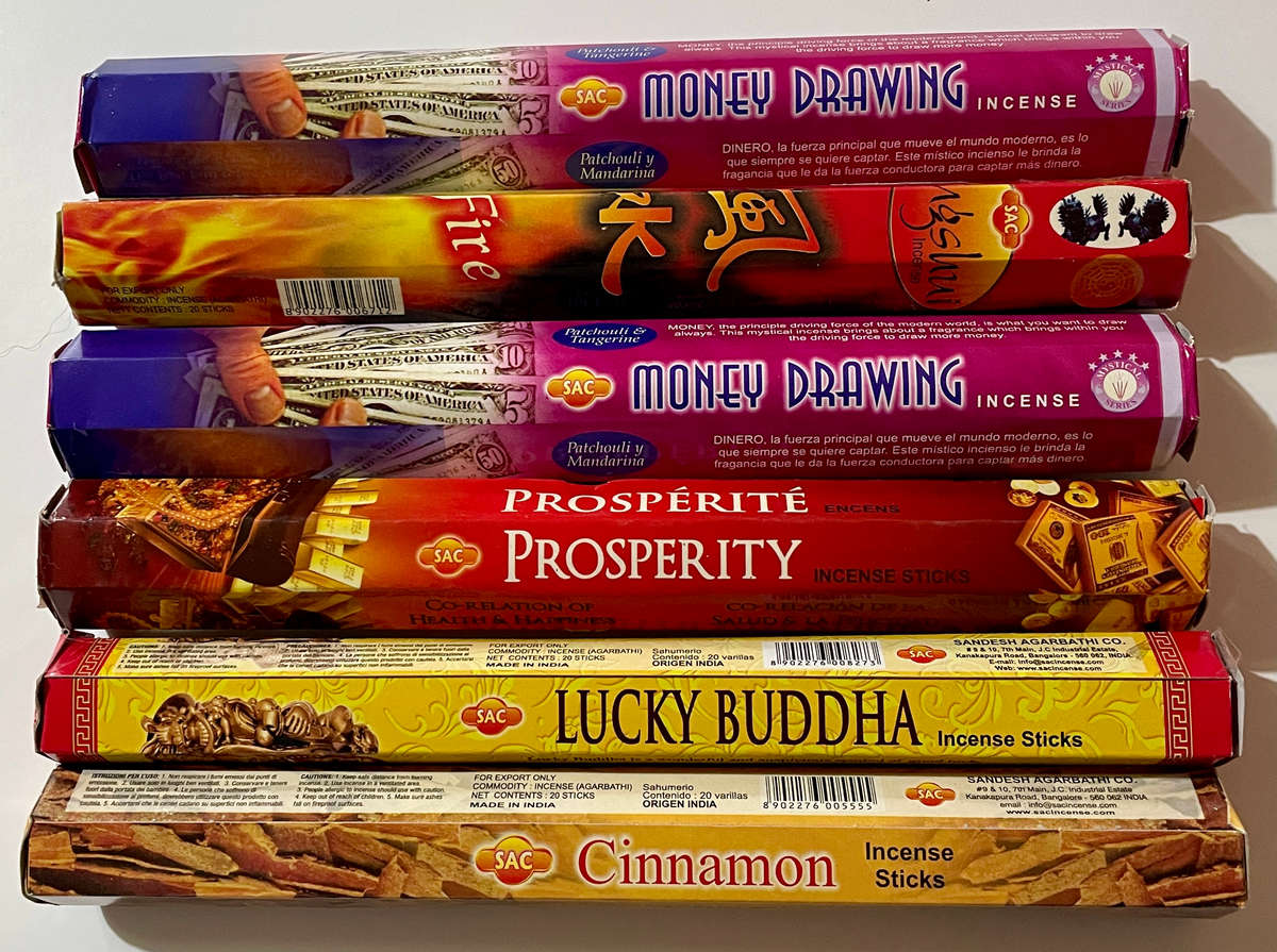 Money and Luck Incense Collection A