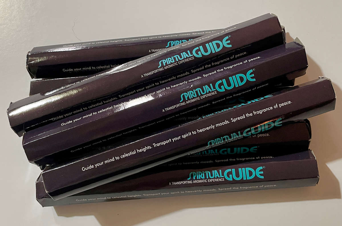 Spiritual Guide Incense - Blue Hexagonal Box