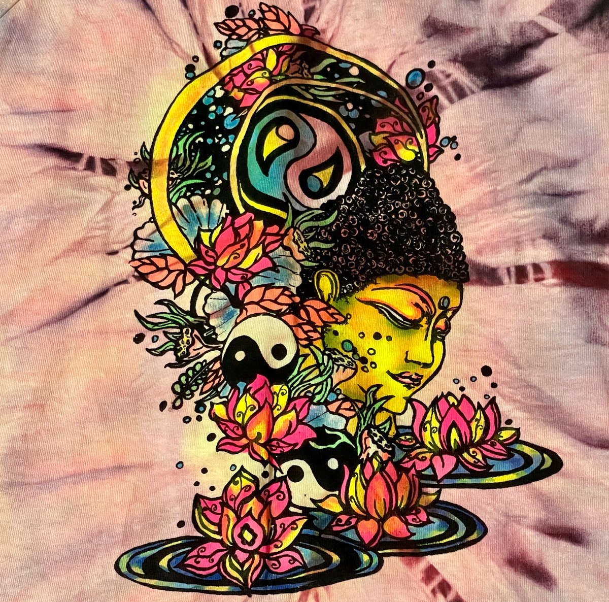 Racer-back Tie-dye T-Shirt