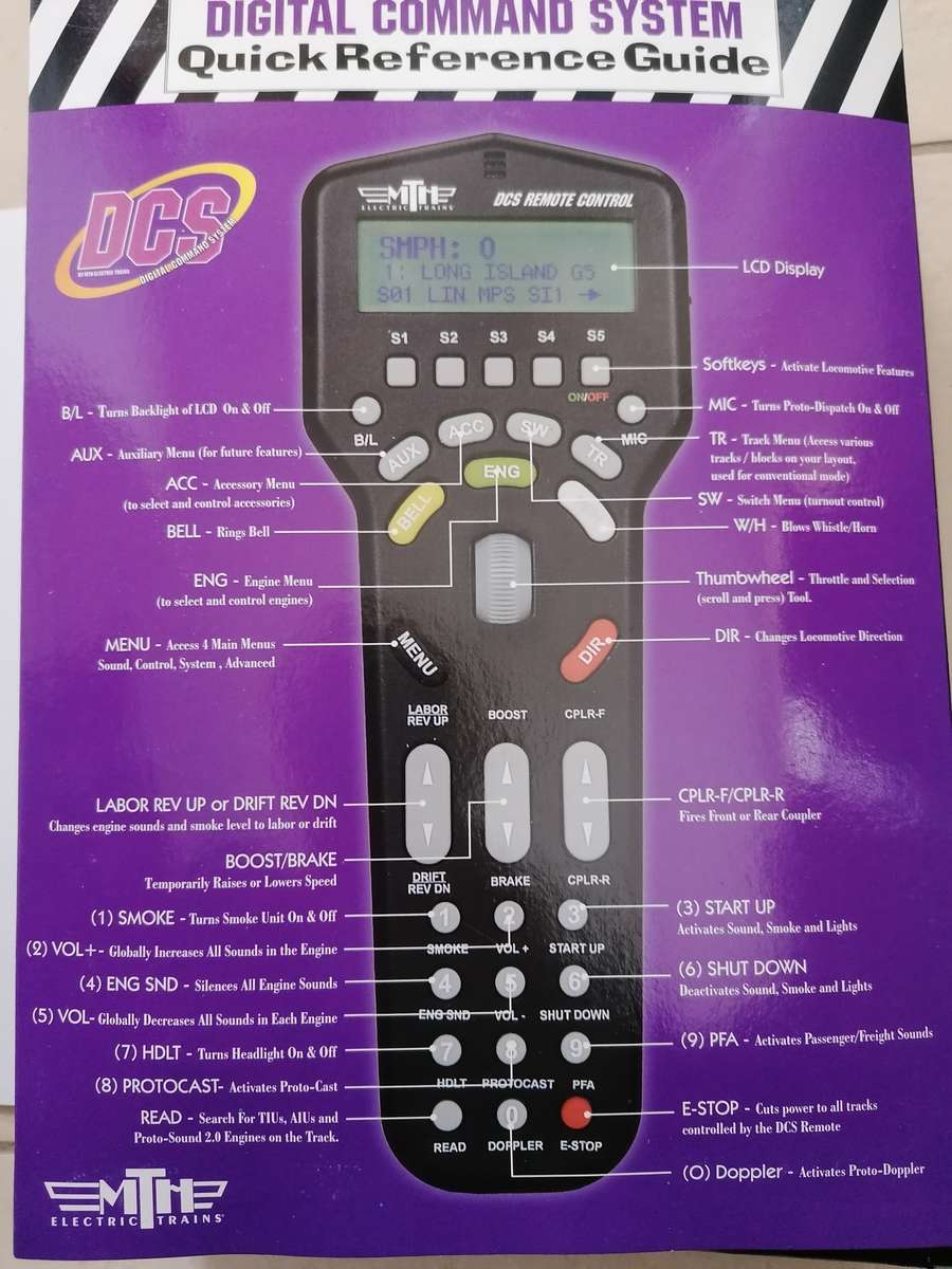 MTH DCS  Remote Control Set & MTH DCS Accessory Interface Unit