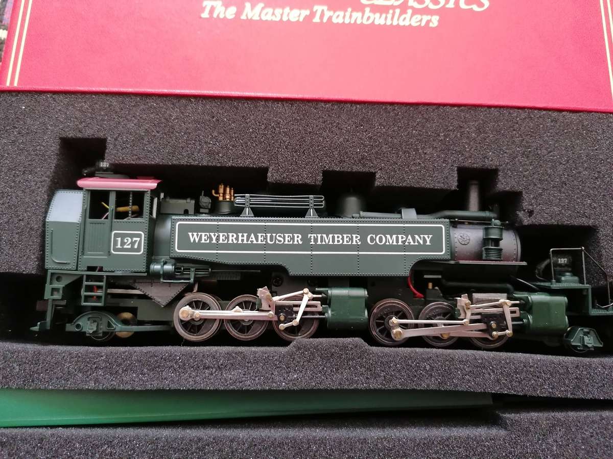 HO Trains MANTUA Classics Weyerhaeuser Logger Flywheel Drive