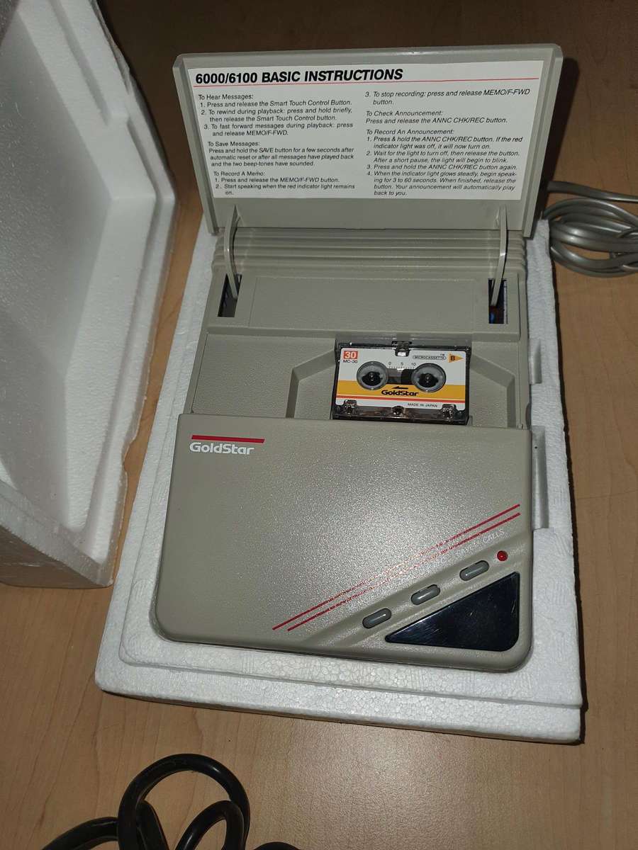 Antique GoldStar Telephone Answering System