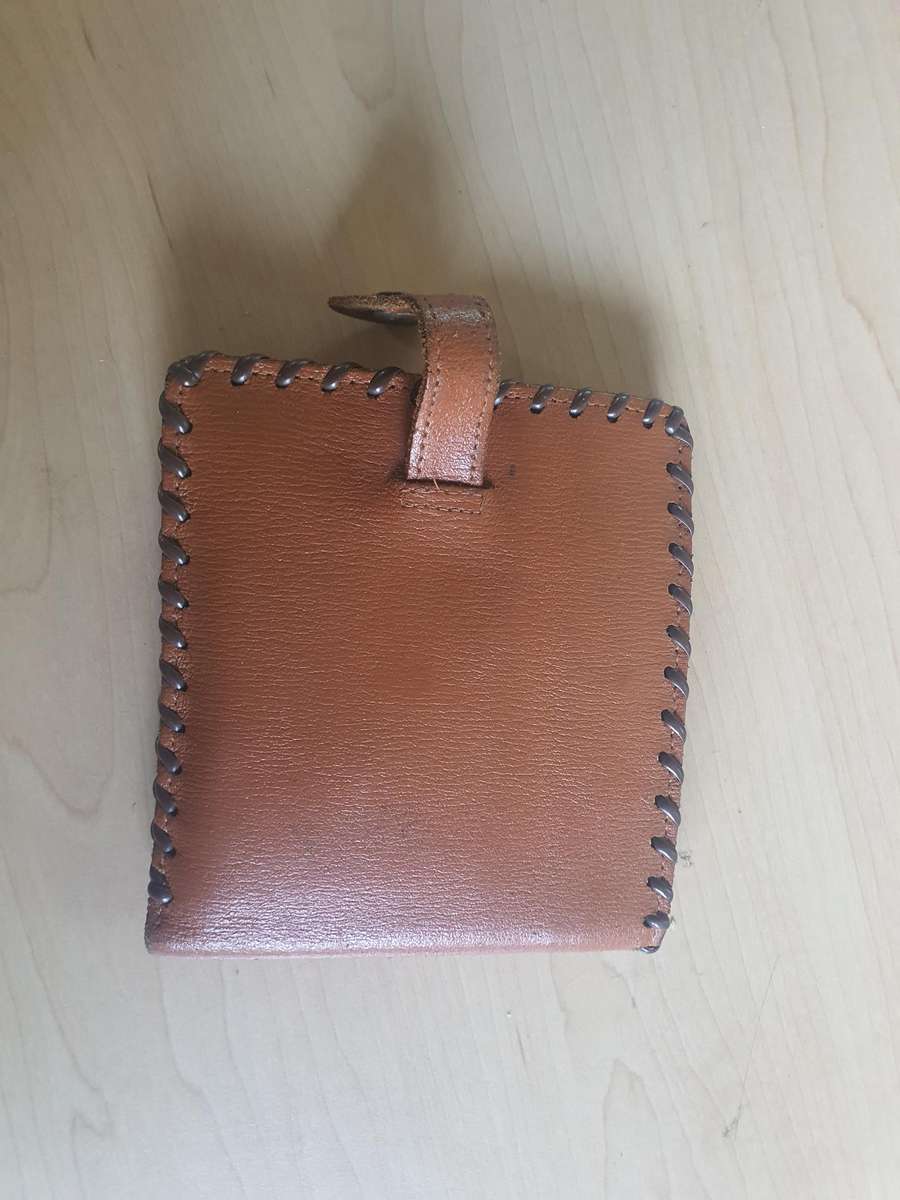 Antique African leather wallet