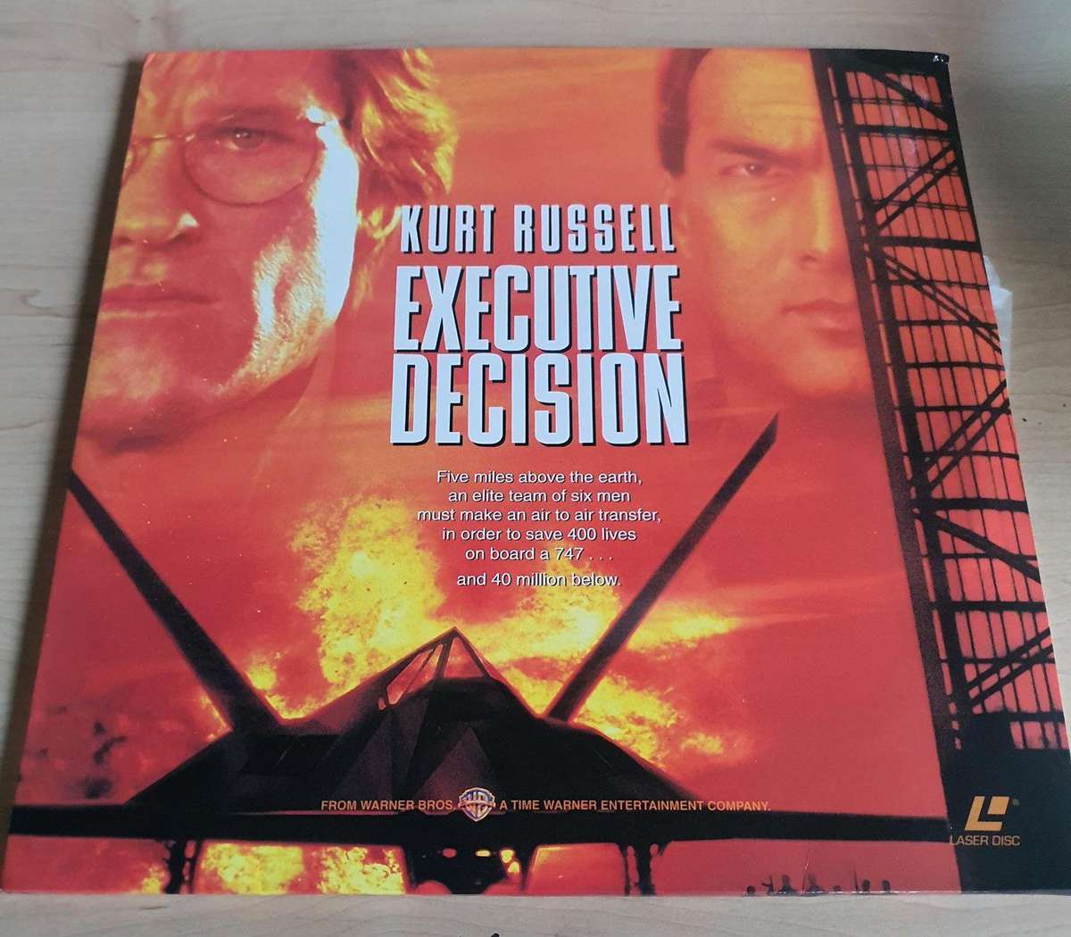 Kurt Russell Executive Decision Laser disk movie.