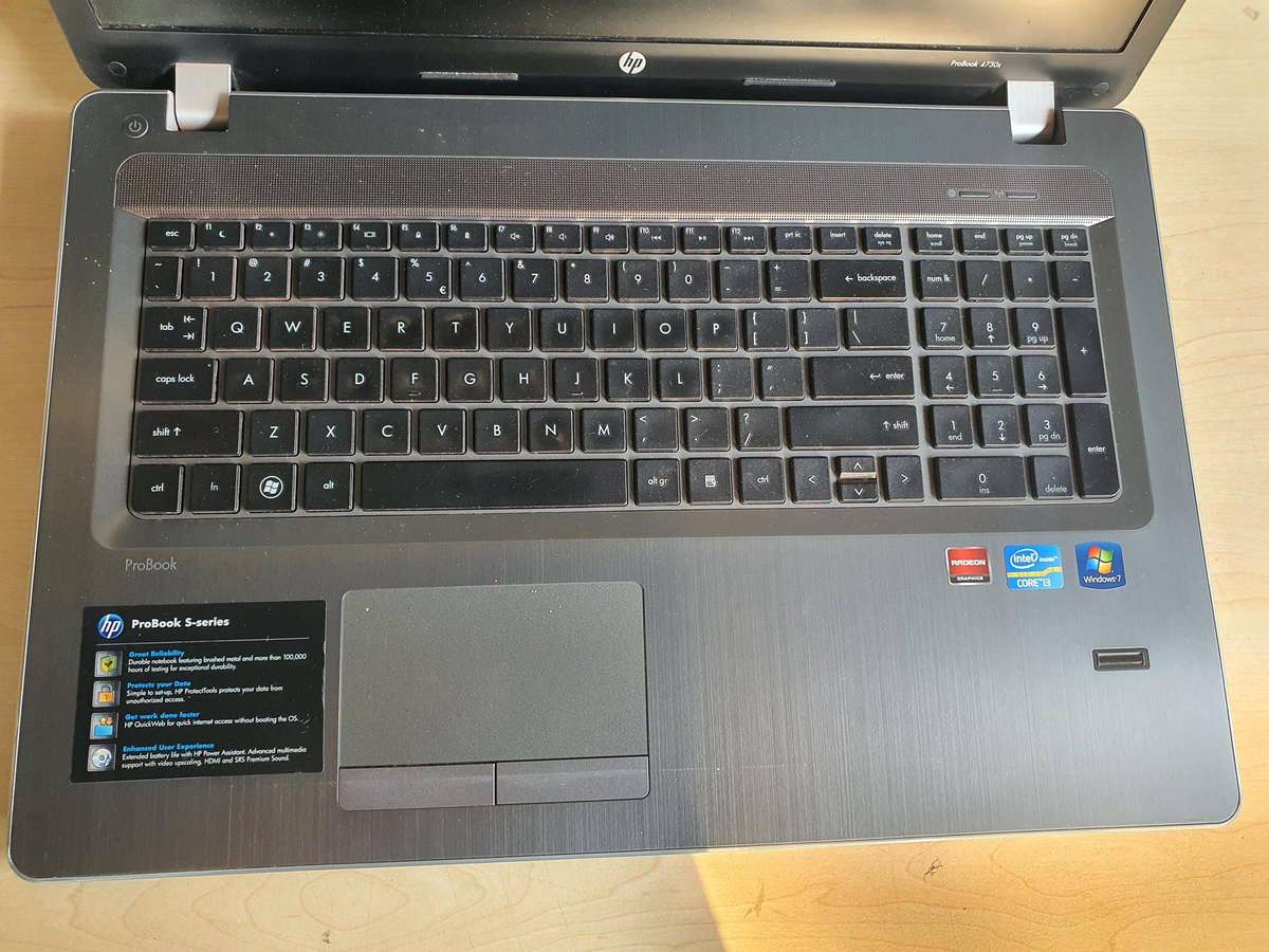 HP Probook 4730S Laptop I3 Windows 7 pro