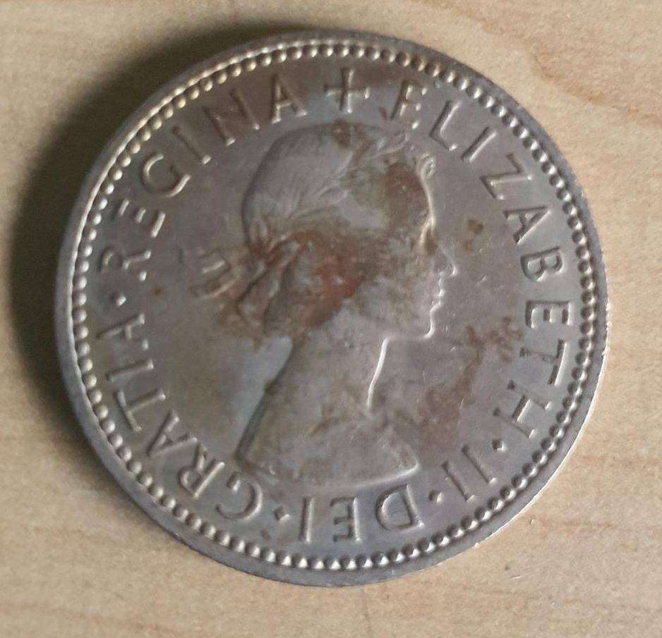 1961 One Shilling Coin Great Britain
