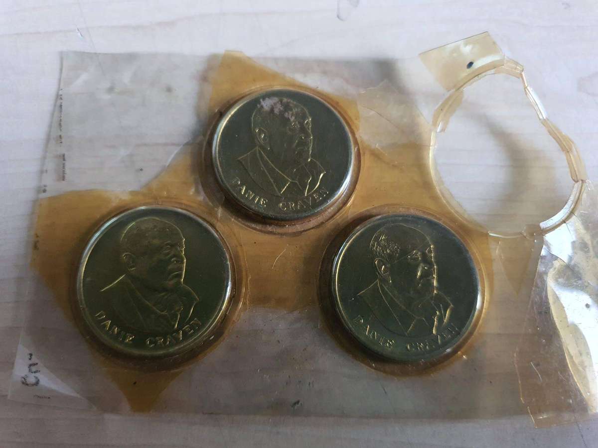 Danie Craven Medallions 3 Off as per Photos. 1933