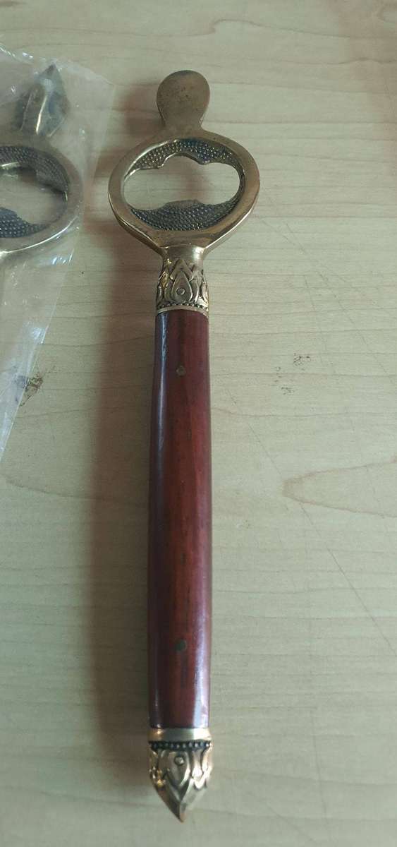 Antique Brass bottle openers lot off 5 one price for all.