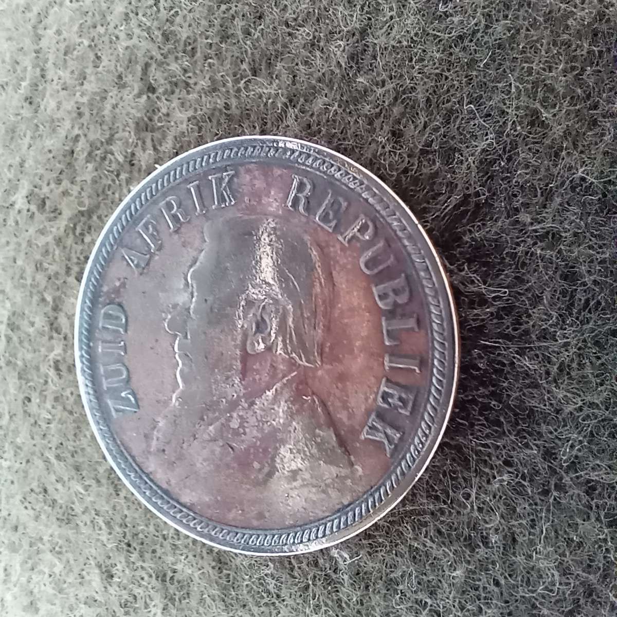 1898 1 Penny Zuid Afrik Republiek