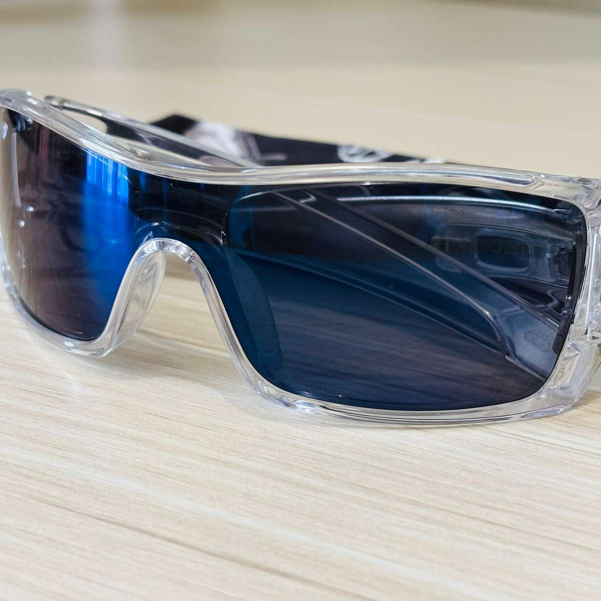 Oakley Transparent Blue Mirror Batwolf: Unleash Your Edge. Unbreakable Style & Unrivaled Performance
