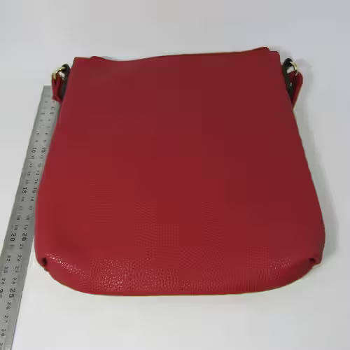 Dark red handbag