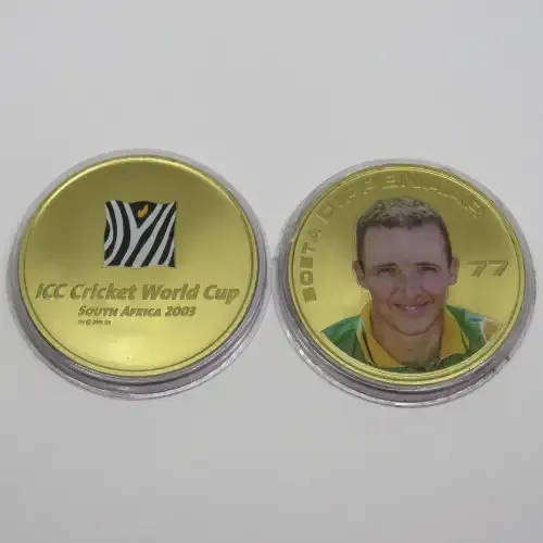 Pair of SA 2003 ICC Cricket world cup medallions