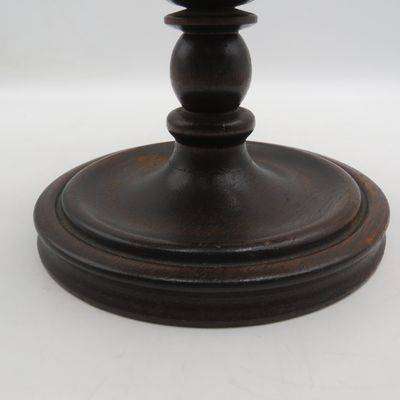 Vintage handmade wooden smoking pipe stand