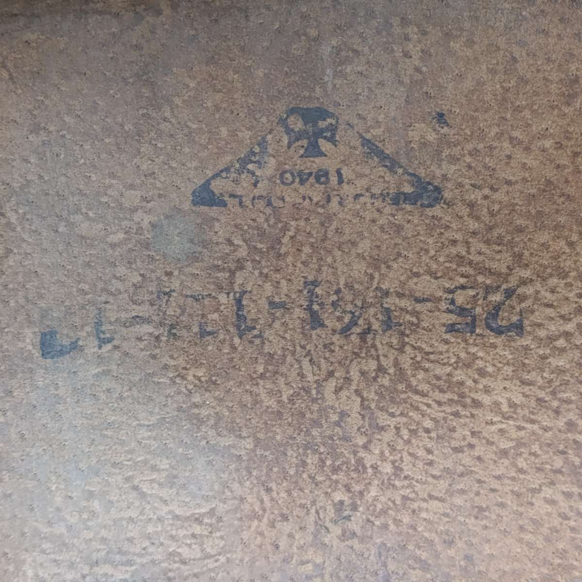 WW2 German brown Leather gaitors with 1940 German marking inside