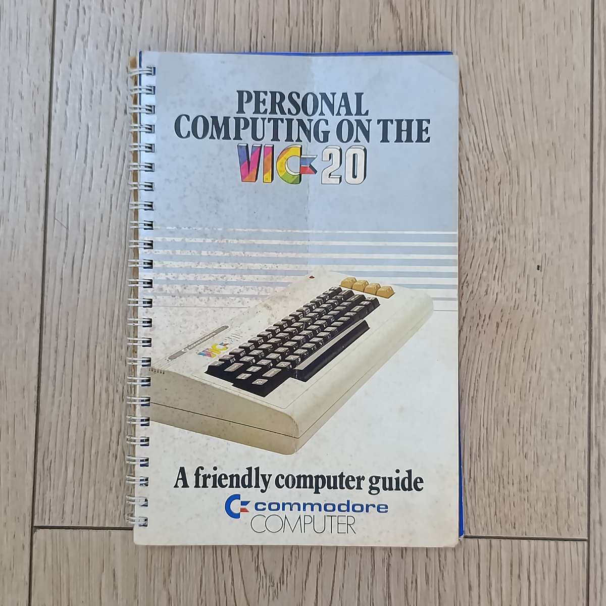 Vintage Commodore Vic - 20 colour computer gaming console with eternal audio input